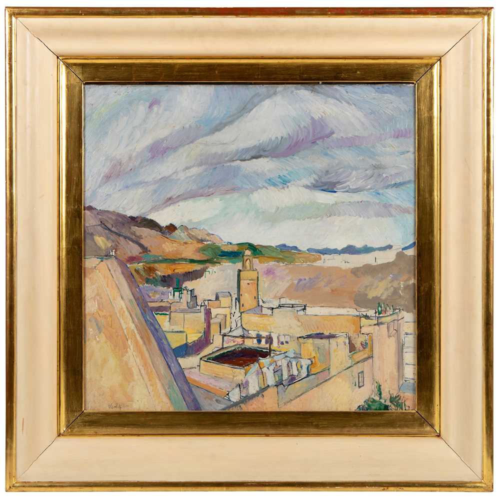 § Edward Wolfe R.A. (South African/British 1897-1982) The Fort Above Fez, 1930 - Image 2 of 2