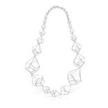 § Emma M F Gregory (Belgian, Contemporary) Geometric Drop Chain Necklace