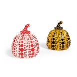 Yayoi Kusama (Japanese 1929-) Two Pumpkins, 2015