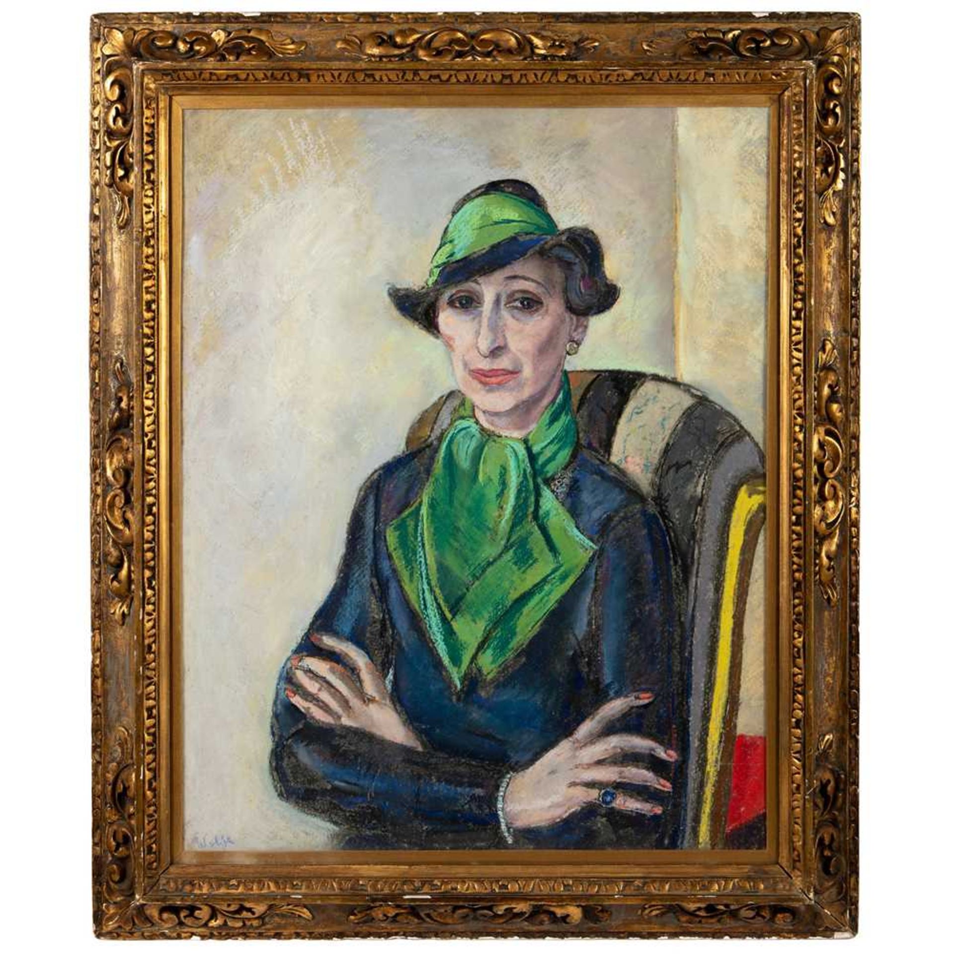 § Edward Wolfe R.A. (South African/British 1897-1982) Adele Gersteley, 1930s - Bild 2 aus 2