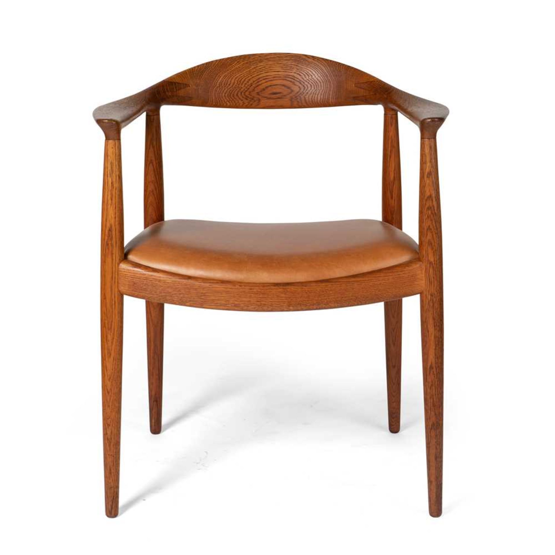 Hans Wegner (Danish 1914-2007) for Johannes Hansen 'The Chair' Armchair - Image 2 of 2