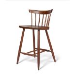 George Nakashima (American 1905-1990) High Stool, c.1960