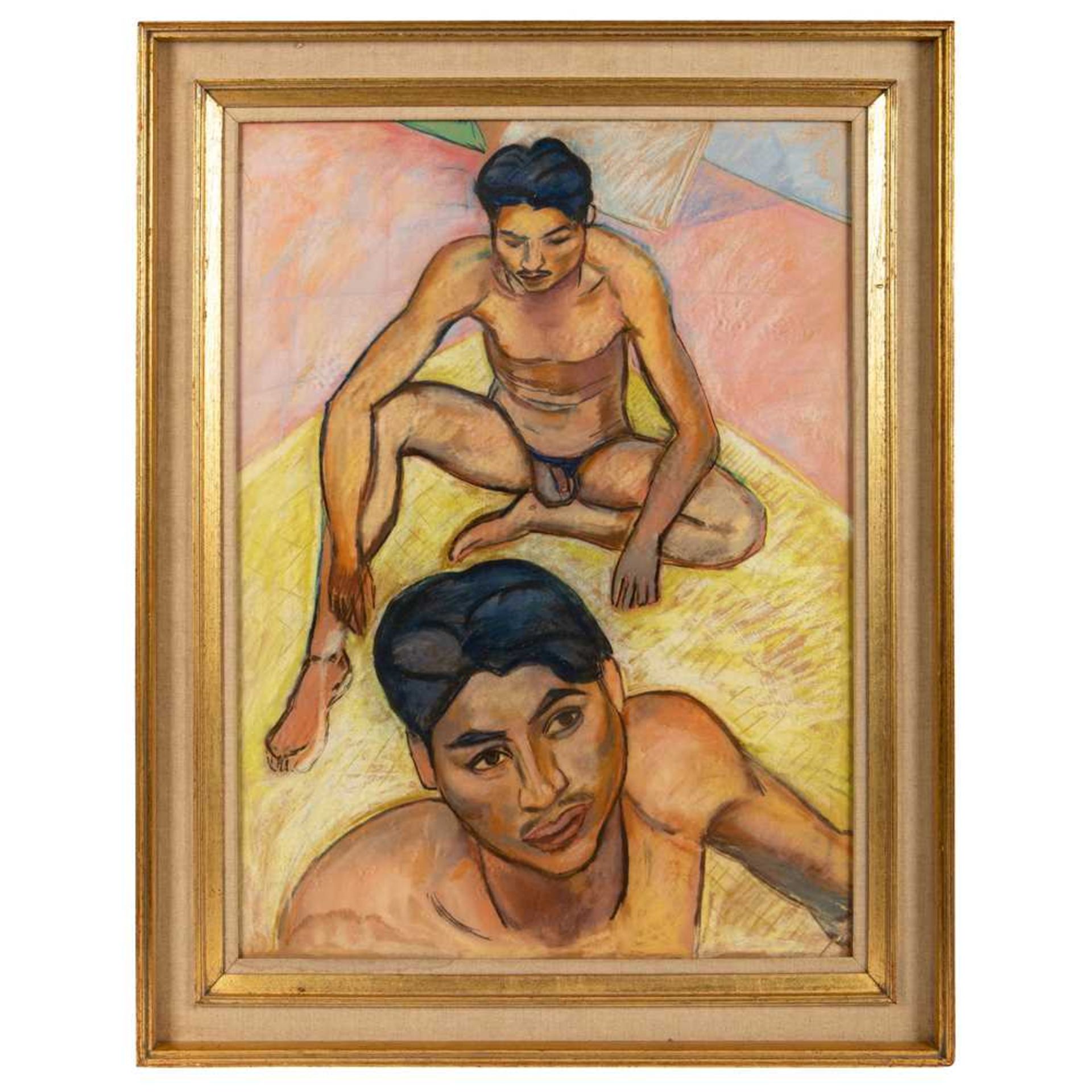 § Edward Wolfe R.A. (South African/British 1897-1982) Two Mexican Boys, 1938 - Bild 2 aus 2