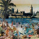 § David Mach R.A. (British 1956-) Westminster Beach - Nudes, 2000