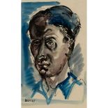§ John Bratby (British 1928-1992) Portrait of John Minton