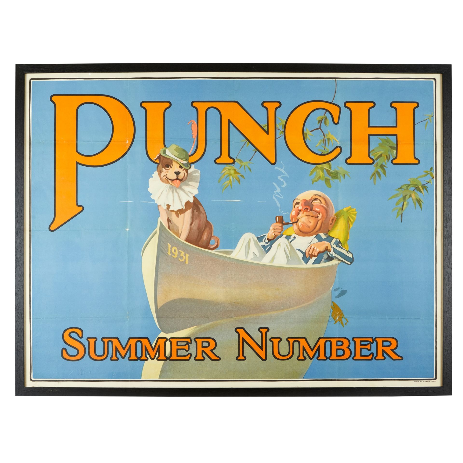 FRANK REYNOLDS (1876-1953) POSTER: PUNCH SUMMER NUMBER 1931