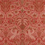 WILLIAM MORRIS (1834-1896) FOR MORRIS & CO. FOUR PANELS OF ORIGINAL 'BIRD & VINE' FABRIC,