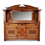 SHAPLAND AND PETTER, BARNSTAPLE ART NOUVEAU OAK SIDEBOARD, CIRCA 1910