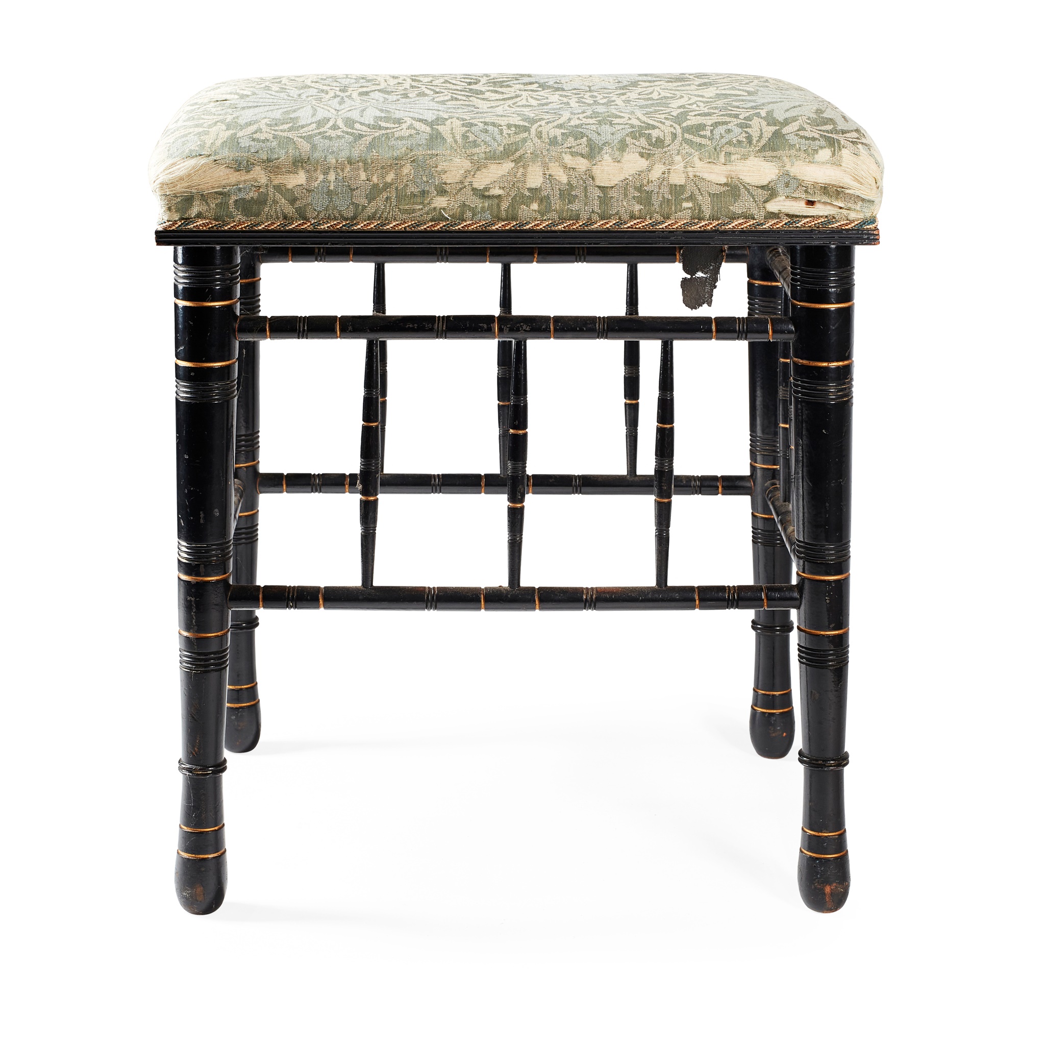 MANNER OF E.W. GODWIN AESTHETIC MOVEMENT EBONISED STOOL, CIRCA 1880 - Image 2 of 3