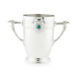 ELKINGTON & CO. (RETAILERS) SILVER WINE COOLER, LONDON IMPORT HALLMARKS, 1902