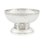 EDWARD SPENCER (1873-1938) FOR THE ARTIFICERS’ GUILD ARTS & CRAFTS SILVER BON BON DISH, LONDON,