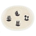 § SCOTTIE WILSON (1888-1972) PAINTED PLATE, CIRCA 1960