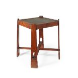 ENGLISH SCHOOL ARTS & CRAFTS OAK CENTRE TABLE, CIRCA 1900