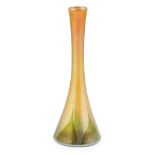 TIFFANY STUDIOS, NEW YORK IRIDESCENT 'FAVRILE' GLASS BOTTLE VASE, CIRCA 1910