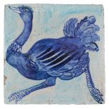 WILLIAM DE MORGAN (1839-1917) ARTS & CRAFTS CHELSEA PERIOD TILE, CIRCA 1875