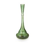 CHRISTOPHER DRESSER (1834-1904) FOR JAMES COUPER & SONS, GLASGOW TALL 'CLUTHA' GLASS VASE, CIRCA