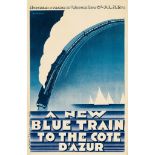 PIERRE ZENOBEL (1905-1996) A NEW BLUE TRAIN TO THE COTE D'AZUR