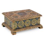 MANNER OF JESSIE BAYES ARTS & CRAFTS CASKET, CIRCA 1890