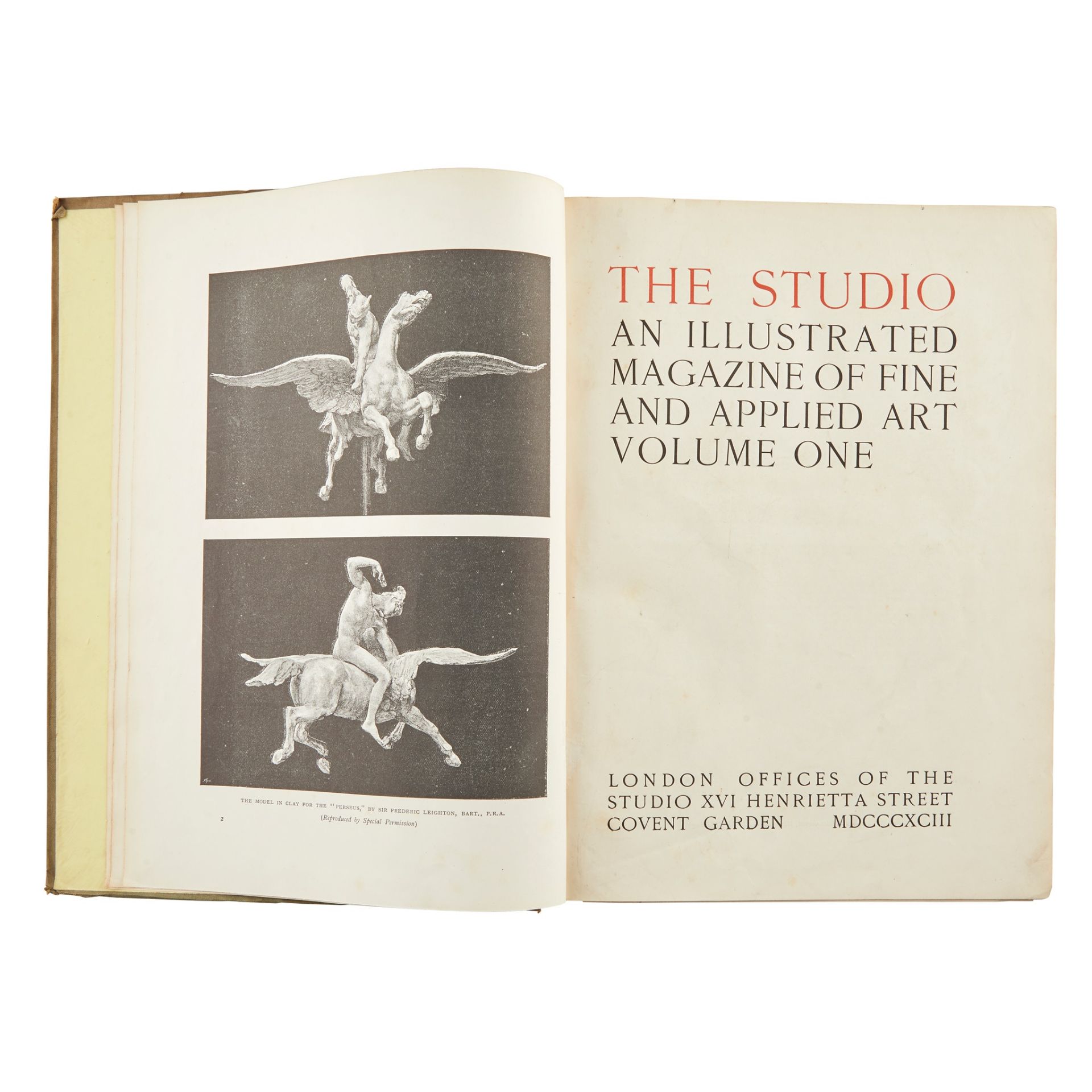 THE STUDIO, AN ILLUSTRATED MAGAZINE OF FINE AND APPLIED ART EIGHTY-SIX VOLUMES / THIRTY-FOUR - Image 3 of 3