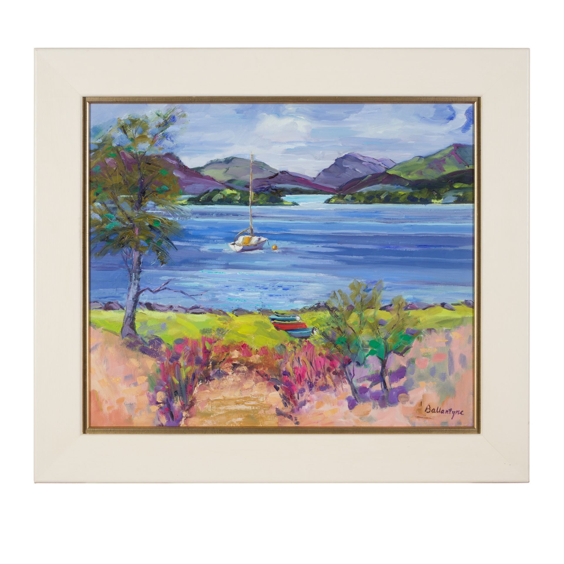 § MARGARET BALLANTYNE S.A.A.C. (SCOTTISH B.1936) LOCH LOMOND - Bild 2 aus 2