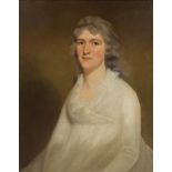 SIR HENRY RAEBURN, AFTER HALF LENGTH PORTRAIT OF MRS J YOUNG OF STIRLING