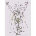 § PETER HOWSON O.B.E. (SCOTTISH B.1958) 'CHRIST'