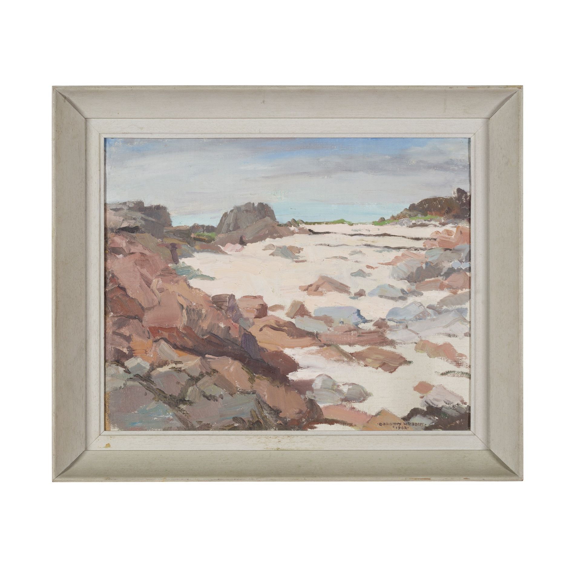 § DOROTHY NESBITT (SCOTTISH 1895-1971) THE SHELL BEACH, SANDGREEN, KIRKCUDBRIGHT - Bild 2 aus 2