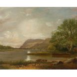 ALLAN MACDOUGALL (SCOTTISH 1851-1871) ON THE CLYDE FROM ERSKINE FERRY