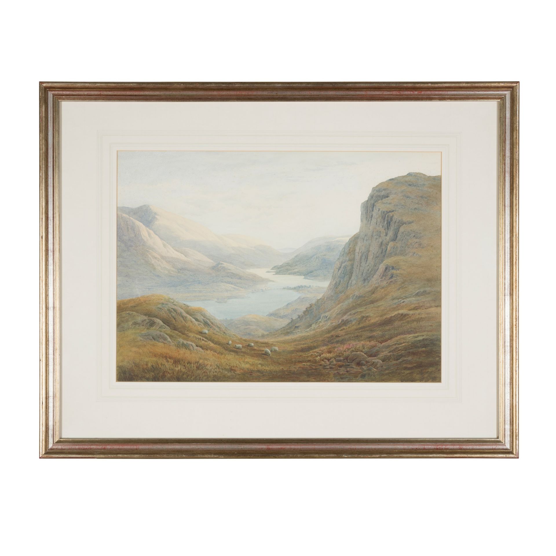 JAMES GRAY R.S.W. (SCOTTISH FL.1917-1947) HIGHLAND LOCH - Bild 2 aus 2