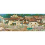 § WILLIAM BIRNIE R.S.W. (SCOTTISH B.1929) MEDIEVAL WALL SPOLETO