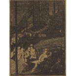 SIR FRANK BRANGWYN R.A., R.W.S., R.B.A. (BRITISH 1867-1956) THE MINE