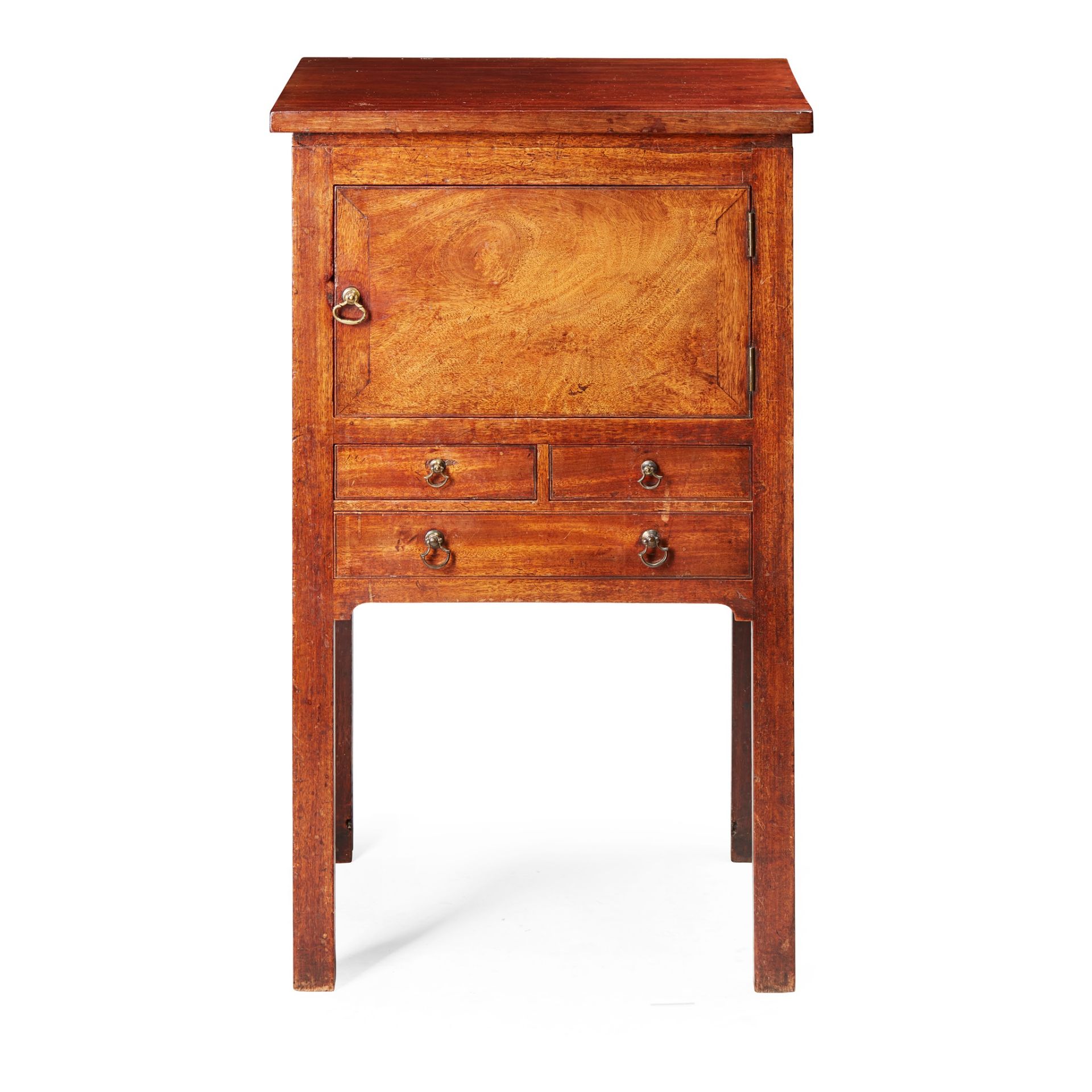 GEORGE III MAHOGANY BEDSIDE COMMODE 18TH CENTURY - Image 2 of 2