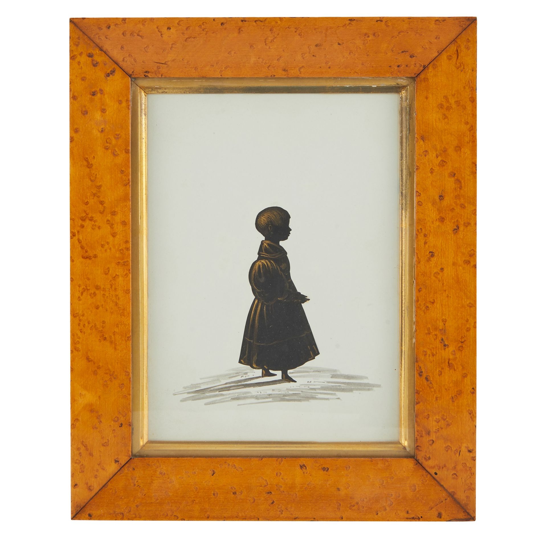 THREE SILHOUETTE PORTRAITS OF SIBLINGS EARLY 19TH CENTURY - Image 3 of 4