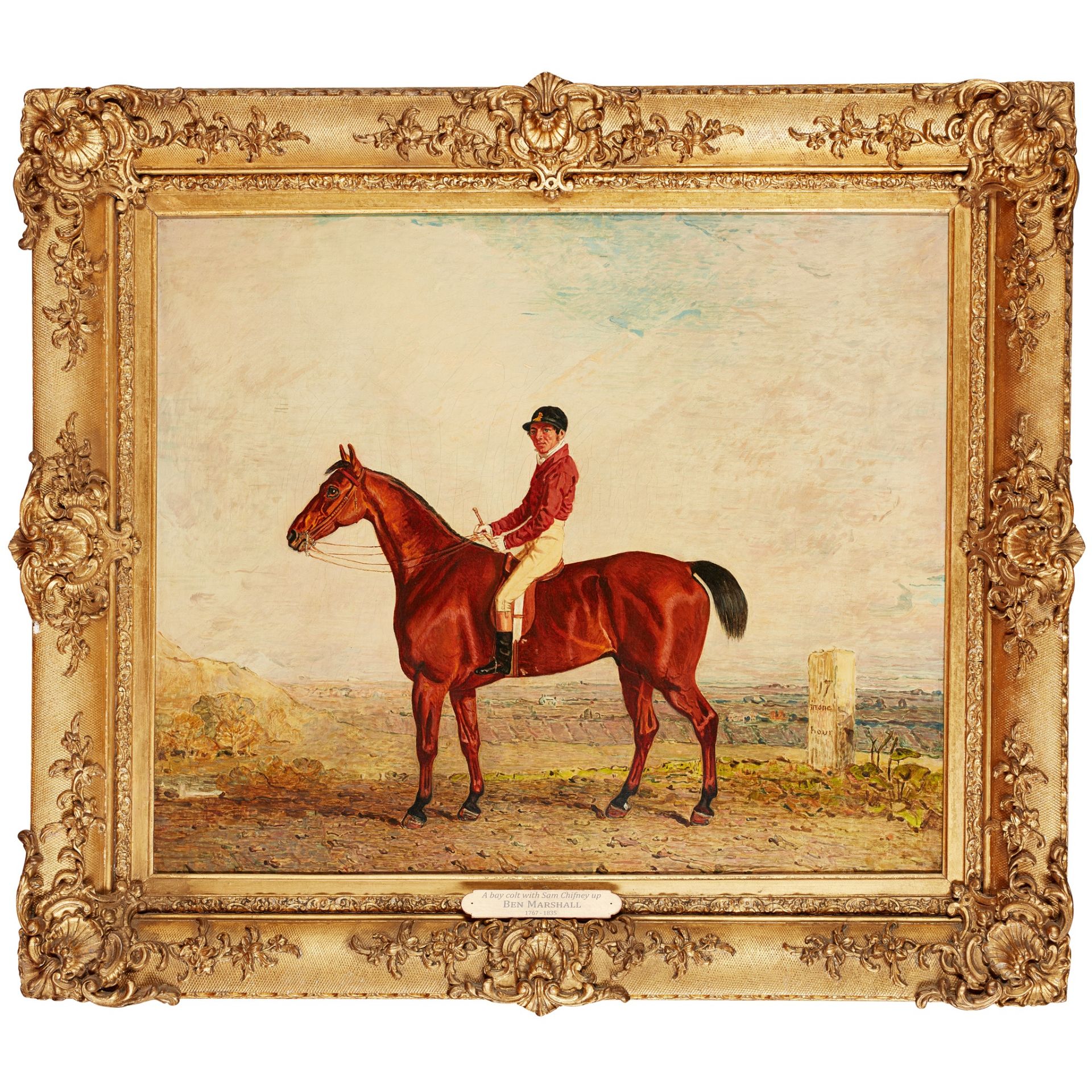 LAMBERT MARSHALL (BRITISH 1810-1870) BAY COLT WITH SAM CHIFANY - Image 2 of 3