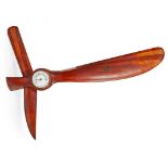 LARGE PROPELLER BAROMETER EARLY 20TH CENTURY