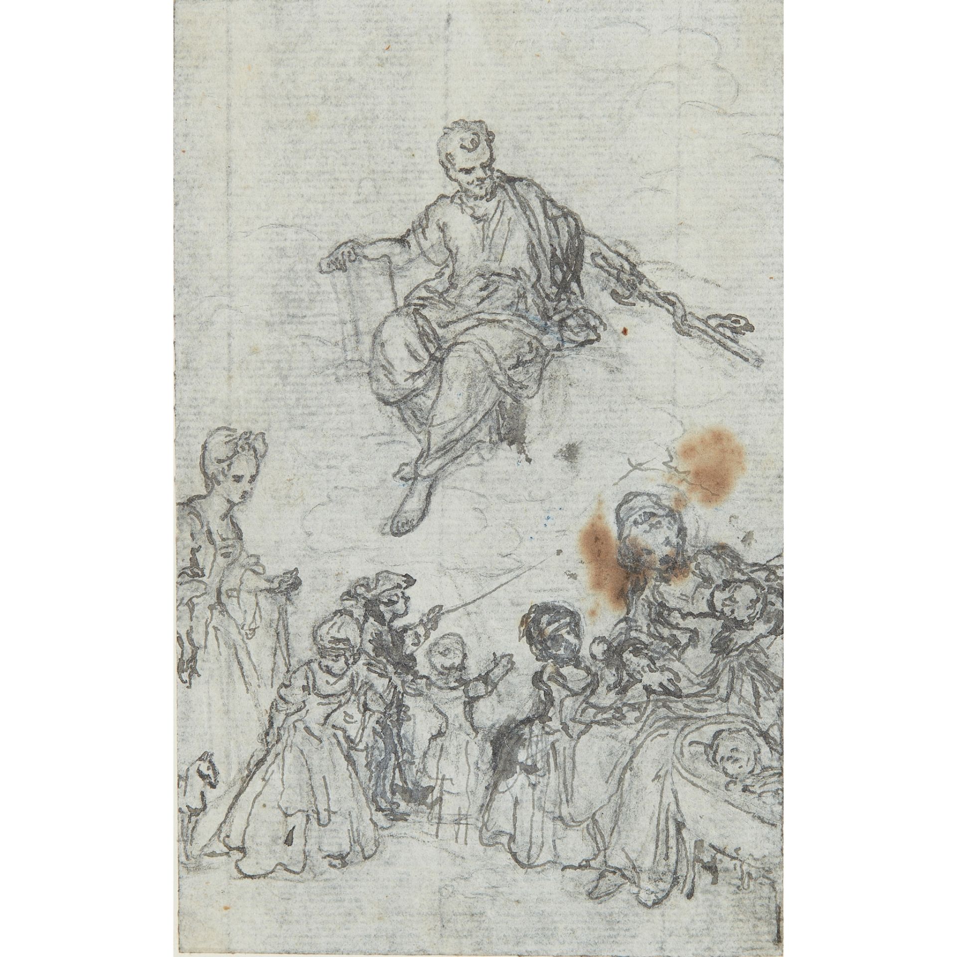 HUBERT FRANCOIS GRAVELOT (FRENCH 1699-1773) TWO CLASSICAL SCENES - Bild 2 aus 6
