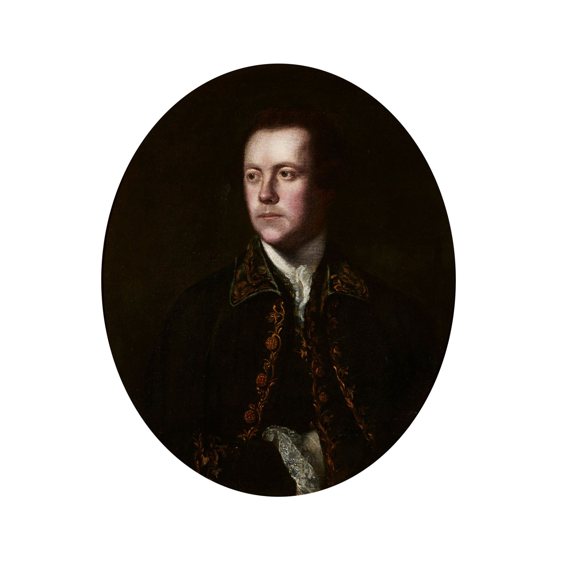 SIR JOSHUA REYNOLDS P.R.A., F.R.S., F.R.S.A. (BRITISH 1723-1792) PORTRAIT OF RICHARD MERTON OF BATH - Image 2 of 3