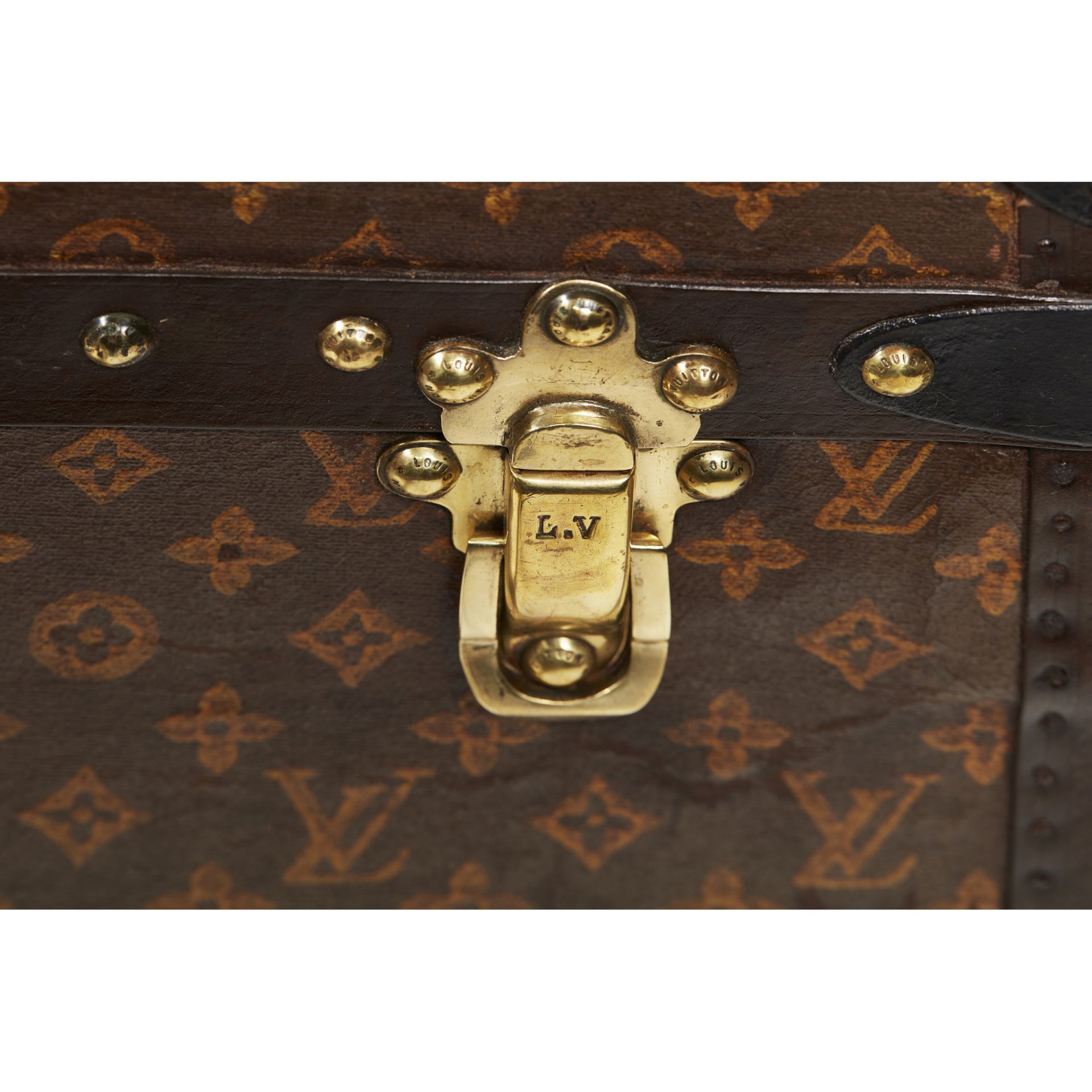 LOUIS VUITTON LARGE TRUNK EARLY 20TH CENTURY - Image 3 of 3