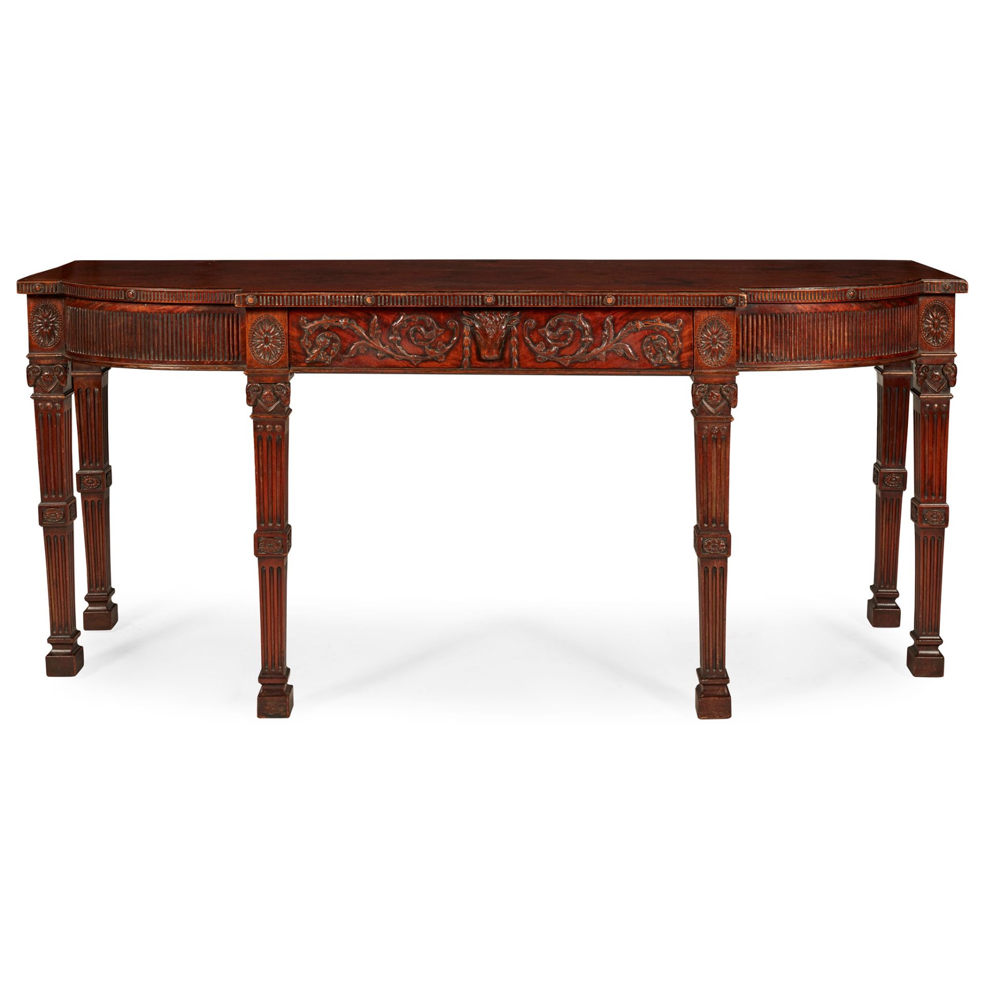 GEORGIAN MAHOGANY SERVING TABLE, IN THE MANNER OF ROBERT ADAM 18TH CENTURY