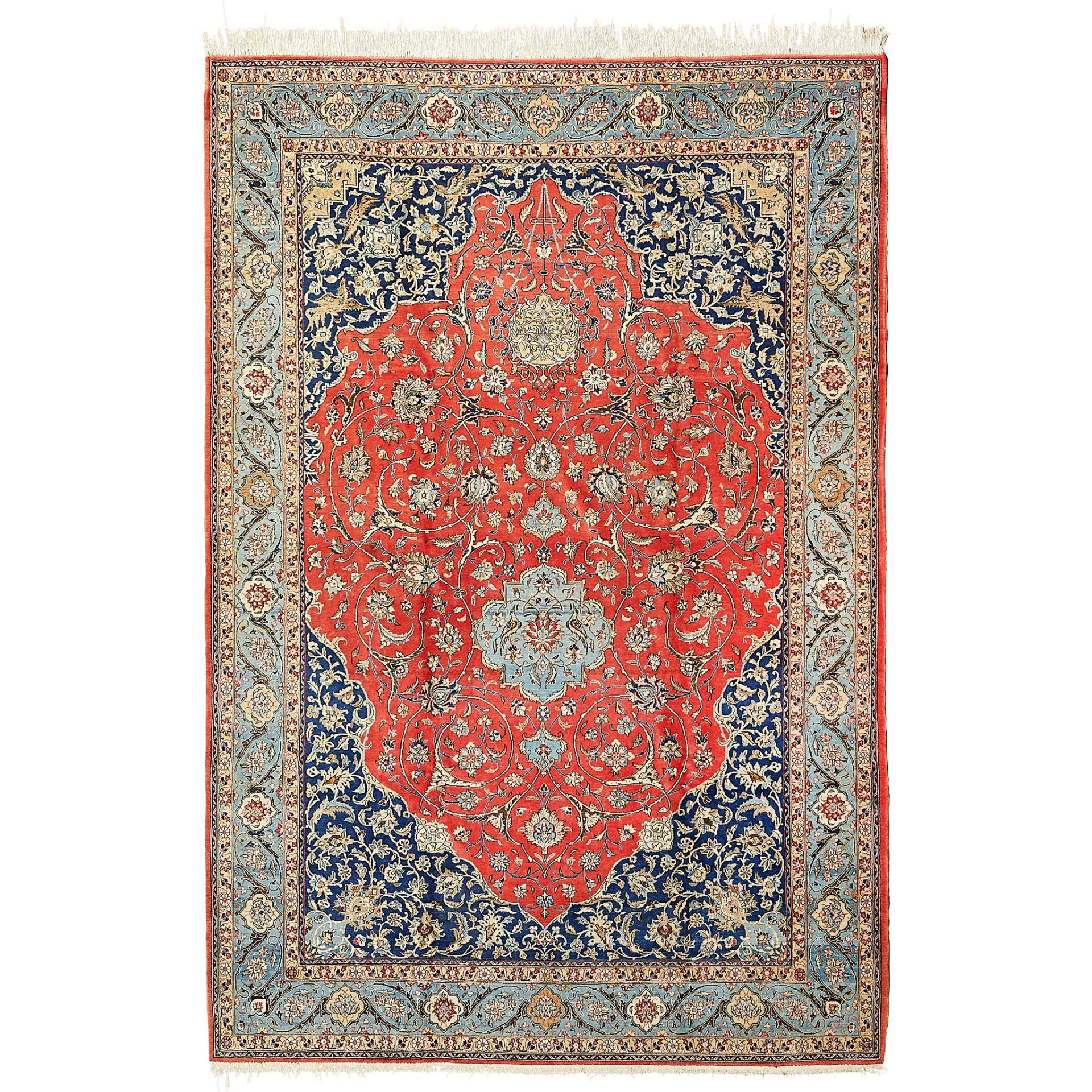 QUM CARPET CENTRAL PERSIA, 20TH CENTURY