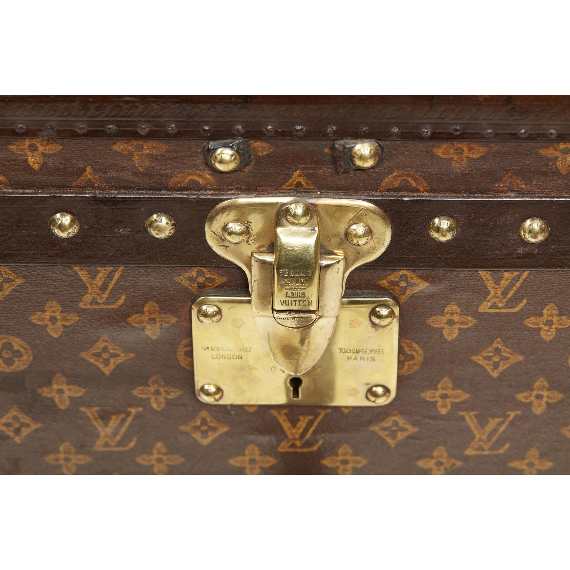 LOUIS VUITTON LARGE TRUNK EARLY 20TH CENTURY - Image 2 of 3
