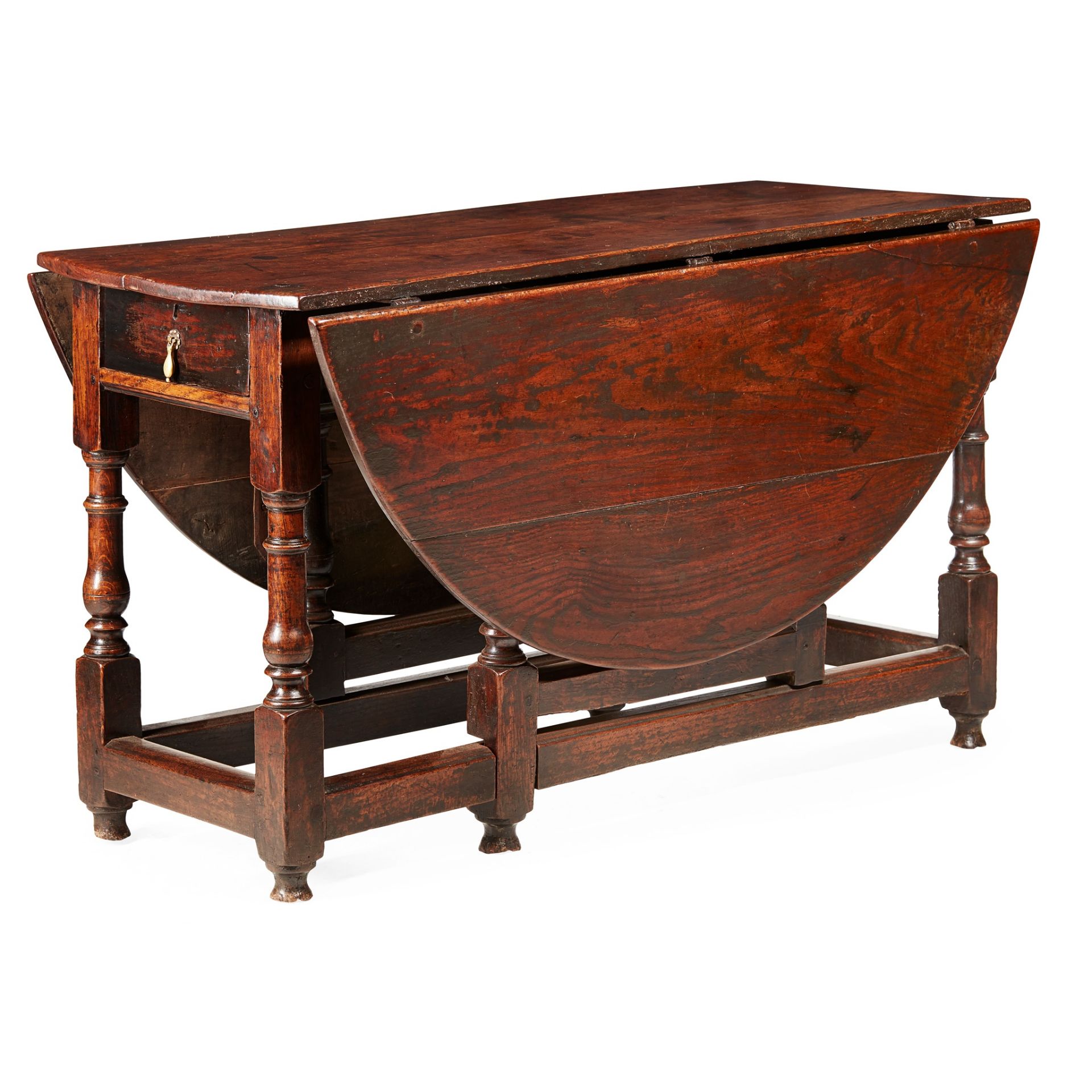 GEORGIAN OAK GATELEG DROP-LEAF TABLE 18TH CENTURY