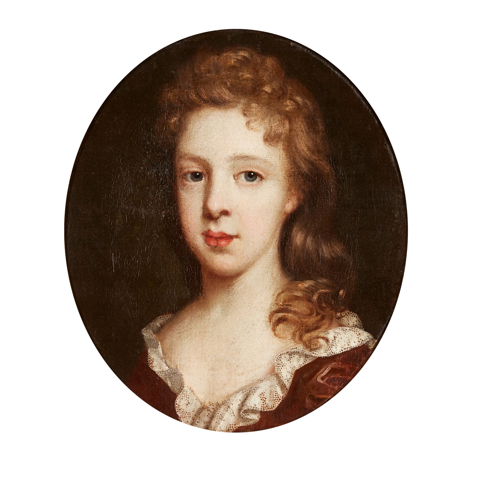 CIRCLE OF SIR PETER LELY (DUTCH 1618-1680) PORTRAIT OF A GIRL - Image 2 of 3