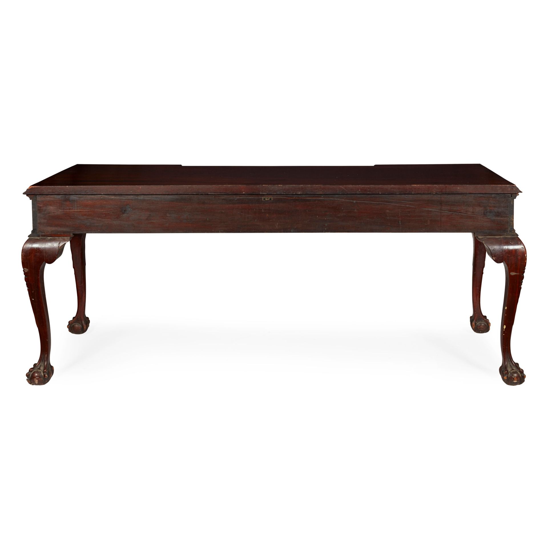 GEORGE II STYLE LARGE MAHOGANY SERVING TABLE LATE 19TH CENTURY - Image 2 of 2