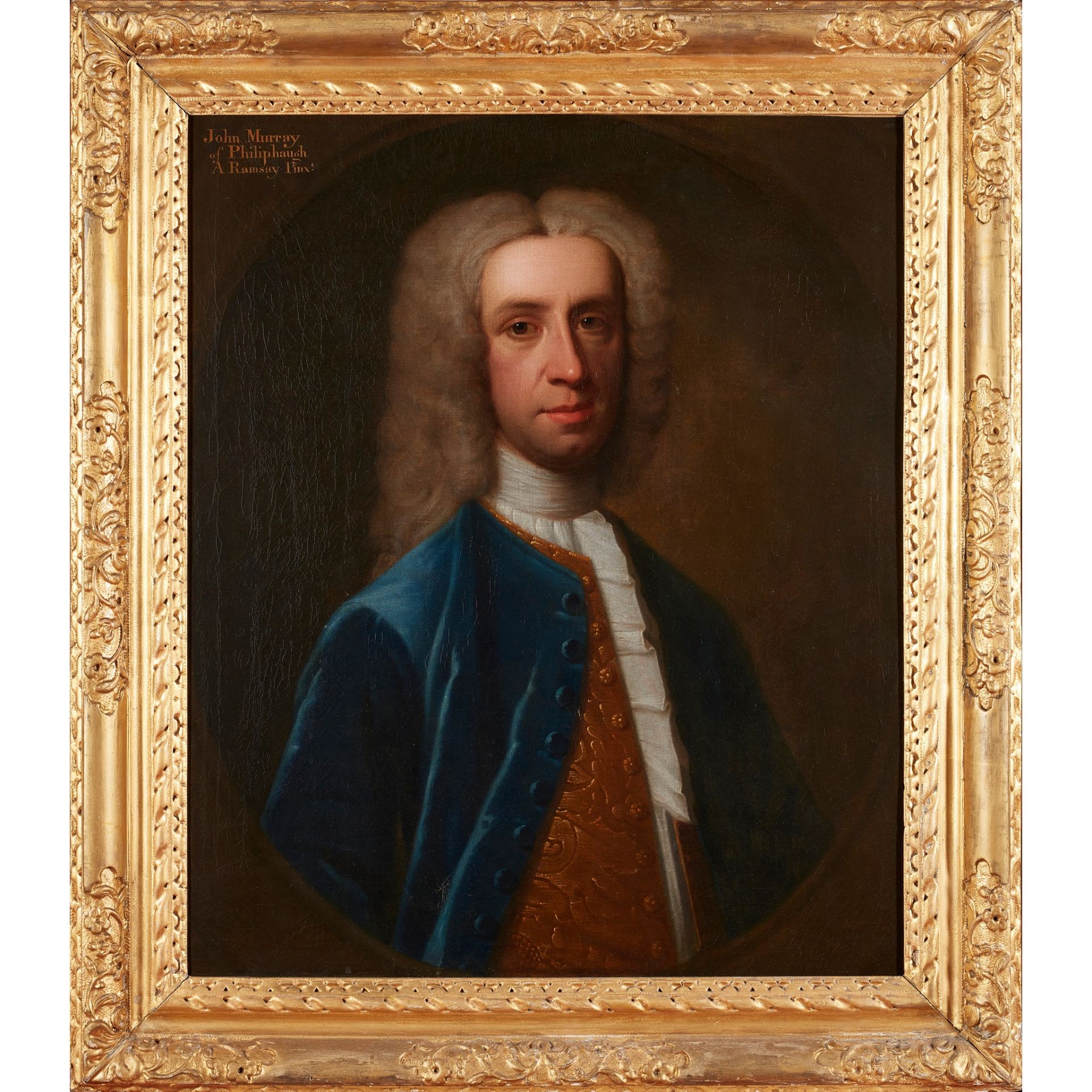 ATTRIBUTED TO ALLAN RAMSAY (SCOTTISH 1713-1784) PORTRAIT OF JOHN MURRAY OF PHILIPHAUGH, MP FOR - Image 3 of 3