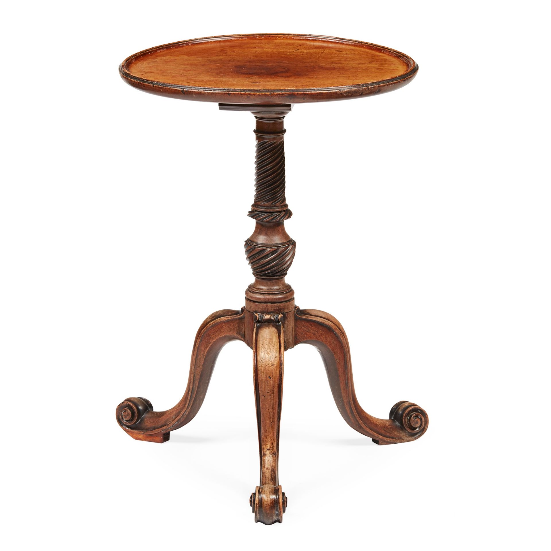 LATE GEORGE II/ EARLY GEORGE III MAHOGANY WINE TABLE MID 18TH CENTURY