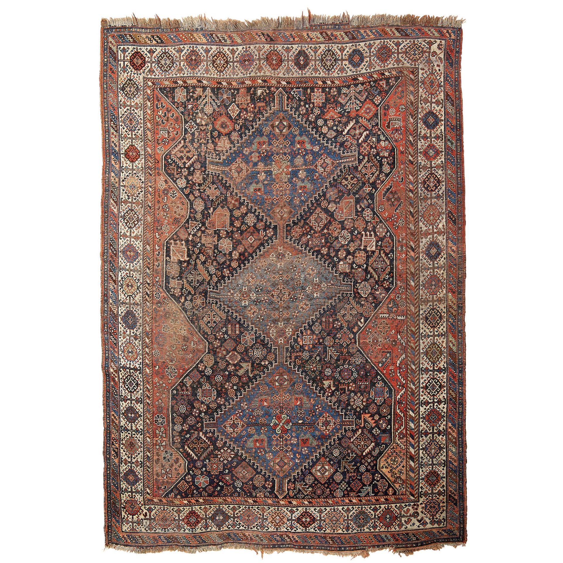 QASHQAI CARPET SOUTH PERSIA, LATE 19TH/EARLY 20TH CENTURY