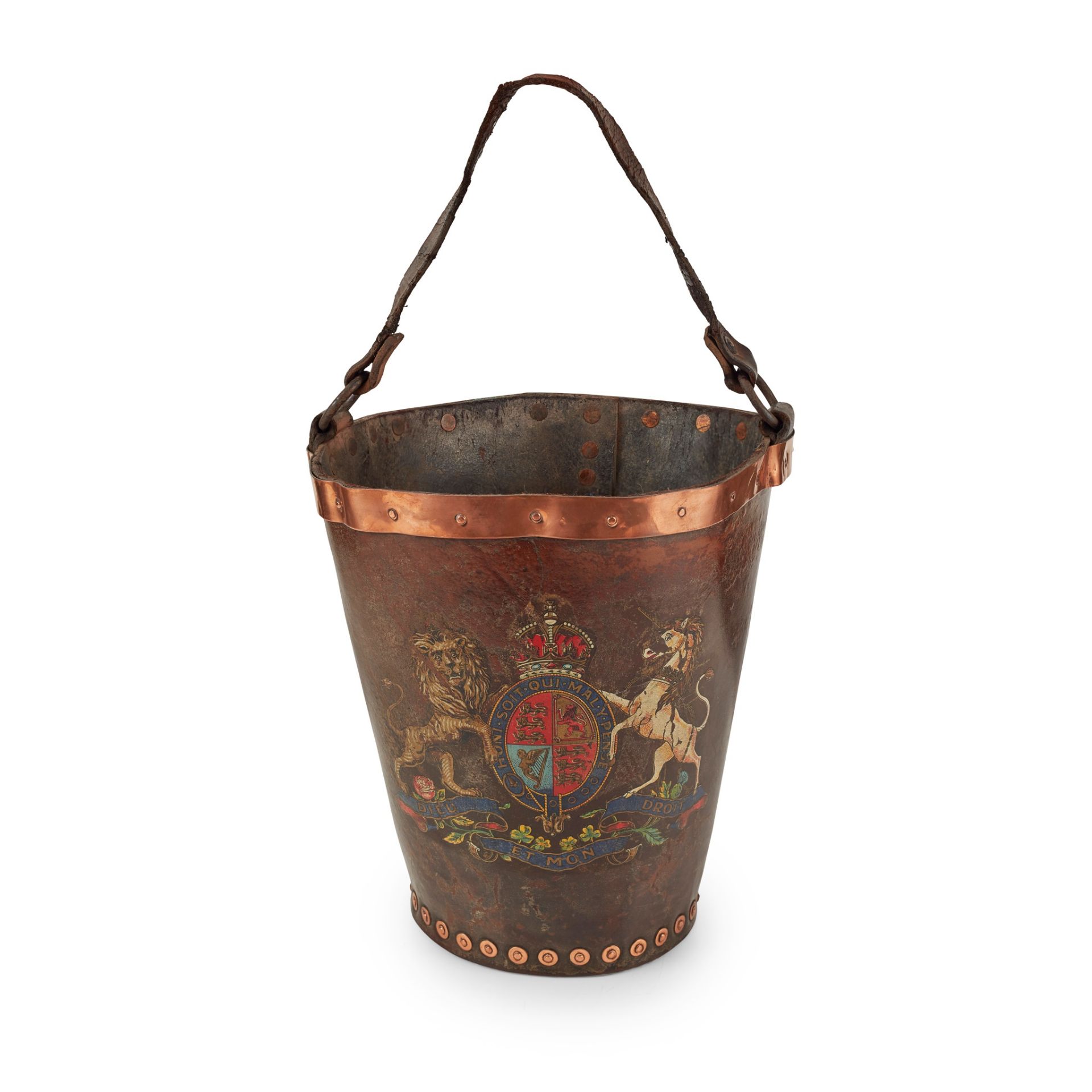 LEATHER FIRE BUCKET 19TH CENTURY