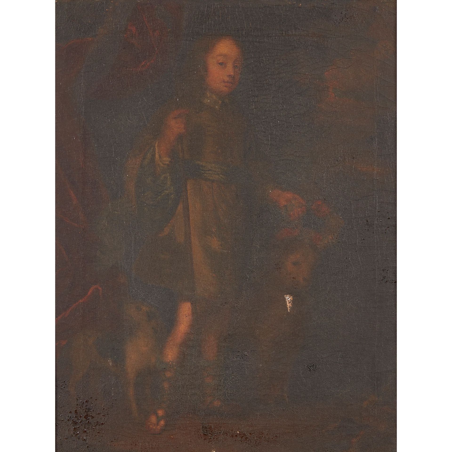 CIRCLE OF SIR PETER LELY (DUTCH 1618-1680) FULL LENGTH PORTRAIT OF THE HON. CHARLES BERTIE, 5TH SON