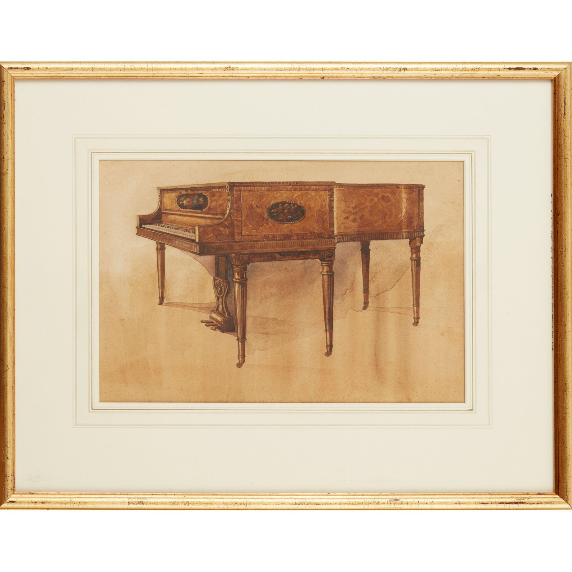 COLLECTION OF THIRTEEN WATERCOLOUR FURNITURE ILLUSTRATIONS, FOR W.&J. SLOANE, NEW YORK EARLY 20TH - Bild 8 aus 12